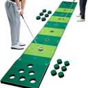 Golf Putting Game Putting Green Golf Putting Mat Indoor Outdoor Pratice Golf Game Set for Office Backyard Party
