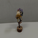 Crystal Tree of Life 7 Chakra Healing Crystal Trees for Home Decor, Office Desk Decor, Living Room Decor, Handmade Bonsai Trees for Positive Energy, Money, Good Luck Birthday Gifts for Women, Mom (1- 7 Chakra Tree Wooden Base 300 Beads)