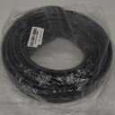 ToLanbbt 16.4FT Garage Door Seals Bottom Rubber 0.19" P Bulb Bottom Weather Seal, Weatherproof Replacement Weather Stripping Compatible with Overhead Door (16.4 FT, Black)