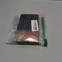 TUCCH Wallet Case for iPhone 17 (6.3") 2025, RFID Blocking 4 Card Slots, Kickstand, Shockproof TPU Shell, PU Leather, Magnetic Closure, Protective Flip Folio Cover, Black & Brown