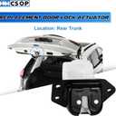 Trunk Latch Rear Hatch Latch Liftgate Tailgate Door Lock Actuator Fit for 2008 2009 2010 2011 2012 2013 Nissan Rogue, 2007-2012 Versa, 05-07 Murano, 07-17 Leaf, 2008-2012 Infiniti EX35, 90502-CA00C