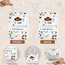 15pcs A Little Cowboy Is on The Way Party Favor Bags, Cowboy Baby Shower Decorations, A Little Cowboy Is on The Way Goodie Bags