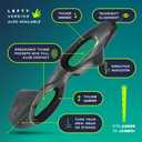 GOLF-GRIP Golf Grip Trainer for Left & Right-Handed Golfers Snap-On Golf Training Aid for Proper Hand Position & Swing Technique Hit Straighter, Longer Shots & Fix Slices or Hooks