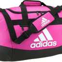 adidas Unisex Defender 4.0 Gym Duffel Bag for Men and Women (Medium (66L), Team Shock Pink)