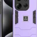 Kukoufey Phone Case Compatible with Tecno Spark Go 2023,Compatible with Tecno Pop 7,Compatible with Tecno Pop 7 Pro BF7 Case Dual-Layer Drop-Proof TPU+PC 2-in-1 Protective Case Purple