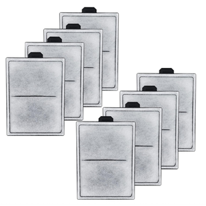8 Pack PF-S Filter Cartridges Compatible with Silenstream PF10 Power Filters, Remplacement Aquarium Carbon Cartridge with Zeolite
