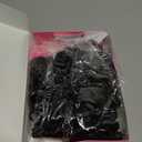 Miracle Knots Feather Crochet Hair (Jerry Curl) - 14" Hand-Tied Synthetic Extensions, 120 Strands Soft Cotton Core Glue-Free Knotless Hair Pieces (Natural Black)