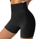 Tummy Control Shapewear Shorts for Women Under Dress Womens Compression Shorts Under Dress Shapewear (Large, Black-thick)