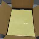 12 Pack White Legal Pads 8.5 x 11 Wide Ruled Note Pad 50 Sheets Notepads Micro Perforated Writing Pad for Work Study Daily Note Taking List