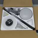 Dolavast Ceiling Fans with Lights, 52 inch Low Profile Ceiling Fan with Light and Remote Control, Flush Mount, Reversible, 3CCT, Dimmable LED, Noiseless, Black Ceiling Fan for Bedroom, Living Room