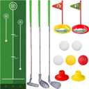 Liberry Toddler Golf Set for 3 4 5 6 Years Old Boys Girls, Adjustable Kids Golf Clubs Set with Putting Mat & Storage Bag, Outdoor Indoor Sports Toys Christmas Birthday Gifts