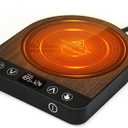 Smart Coffee Mug Warmer, 50W Fast Heating Coffee Warmer for Desk with 5 Temperature Control & 2-12H Auto Shut Off, Electric Large Panel Cup Warmer for Milk, Tea, Beverage, Candle, Wood