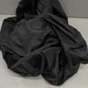 Surmente Black Tablecloth 60 x 120-inch Rectangular Polyester Table Cloth for Weddings, Banquets, or Restaurants