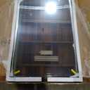 Bathroom Mirror Black,55x36 Inch Large Matte Black Bathroom Vanity Mirror,Rectangle Black Metal Framed Mirror for Wall,Anti-Rust,Shatter-Proof (Horizontal/Vertical) (No Lighting)