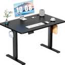 DUMOS 40 Inch Electric Standing Desk Height Adjustable, Sit to Stand Up Computer Workstations Work PC Table Home Office Study Writing Gaming Desks with Memory Presets for Walking Pad, Bedroom, Black missing parts