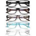 Gaoye Professional Reading Glasses for All Day - Computer Readers with Blue Light Protection - Value Pack, +1.75