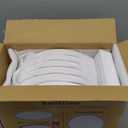 6PK 12 Inch LED Flush Mount Ceiling Light, 24W, 2520LM, 3000K/4000K/6000K CCT Selectable, 0.9inch Super Slim LED Ceiling Light Fixture, Low Profile Round Flat Panel Light for Bedroom,Kitchen,Hallway (White)