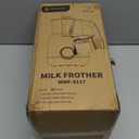 AMZCHEF Milk Frother Steamer, 8-in-1 IH Induction Heating Frother with 2 Cups (21oz & 13.5oz), Automatic Cold Foam & Heated Milk Maker for Latte, Cappuccino, Hot Chocolate (Black)