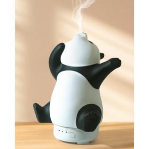 Panda Essential Oil Diffuser - Cute Rotatable Diffuser for Home with 7-Color Light, Aromatherapy Diffuser for Bedroom and Office