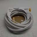 Camco TastePURE 25-Ft Water Hose - RV Drinking Water Hose Contains No Lead, No BPA & No Phthalate - Features Diamond-Hatch Reinforced PVC Design - 5/8 Inside Diameter, Made in the USA (22783) White