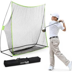 Champion Sports Rhino Flex Golf Net - 7' x 7' Practice Net with Target for Enhanced Precision