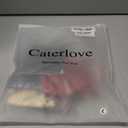 Caterlove Women's Seamless Underwear No Show Stretch Bikini Panties Silky Invisible Hipster 6 Pack (Large)