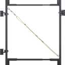 Fence Gate Kit DIY Gate Building Kit, 36"-72" Heavy Duty Wood Fence Gate Kit with 4-5 Feet Height, Fits Both 1"x4" and 2"x4" Wood