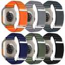 Alpine Loop Compatible with Apple Ultra Band 49mm Women Men, Adjustable Sport Nylon Sport Loop Replacement Strap with C-Hook for iWatch Ultra 2 Series