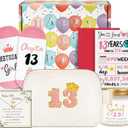 Birthday Gifts for 10 11 12 13 Year Old Girls Fanny Pack Candles Socks Necklaces Greeting Card Present Box