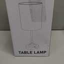 Touch Control Cordless Table Lamp, USB-C Rechargeable Lamp with Stepl ess Dimming, 4000mAh Battery Operated Vintage Bedside Lamp for Bedroom, Living Room, Night Light & Emergency Lighting, Brass, 1 Pack