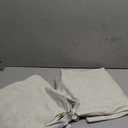 FMFUNCTEX 100% White Blackout Curtains for Bedroom, White Weave Textured Curtains 84 Inches Long Thermal Insulated Curtain for Living Room, Black Out Drapery Grommet Room Darkening 2 Panels