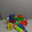 Play22 Kids Cleaning Set 12 Piece - Toy Cleaning Set Includes Broom, Mop, Brush, Dust Pan, Duster, Sponge, Clothes, Spray, Bucket, Caution Sign, - Toy Kitchen Toddler Cleaning Set - Original