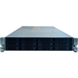 2U 21.7″ 12 Bay 2.5″ / 3.5″ SATA/SAS Hot Swap Server Rackmount Chassis. SFF-8643 Backplane. MB MATX/ITX. PSU ATX. Low-Profile PCI-e Case.