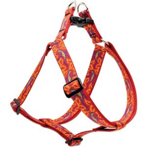LupinePet Originals 1" Go Go Gecko 24-38" Step In Harness for Large Dogs