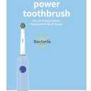 Amazon Basics Power Rechargeable Electric Toothbrush with EasyFlex Brush Heads, Bacteria Defense and Replace-Me Bristles, 2-Minute Quadrant Timer