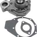 KRRK-parts Water Pump with gasket RE505981 for John Deere Engine 4045 6068 Backhoe Loader 310E 310G 310SG 310J 310K 310L 310SK 310SJ