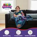 The Super Mario Galaxy Movie Throw Blanket, Yoshi, Soft Cozy Decorative Blanket for Couch, Bed, or Gaming Room (100% Officially Licensed Product) By Franco Collectibles, 46 IN W X 60 IN L