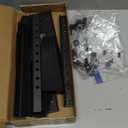 Universal TV Stand, Metal TV Legs for 20-65 inch LCD/LED/OLED/Plasma Flat&Curved Screen TV Height Adjustment with VESA 75x75mm to 800x500mm Max ML1760 (Black)