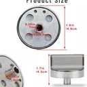 (2025 Upgraded) W10594481 Gas Stove Knobs Replacement for Whirlpool Range/OvenStainless Steel Control Knob Replaces WPW10594481 AP6023301 Cooktop Knob, Fit WCG97US6DS00 WCG97US0DS00, etc. 5 Pack