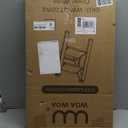 WOA WOA Step Ladder, Widen Pedals Foldable Step Stool, Lightweight Aluminum Ladder, Easy to Move Around, Anti-Slip Foot Stepladder for Household, Fold Thin & Space Save, 300 lbs Load (2 Step, White)