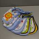 HooLing 24 Pcs boys Toddler Bibs Waterproof Baby Cotton Soft Drool Bibs Feeding Kindergarten Welfare Home Newborn Party