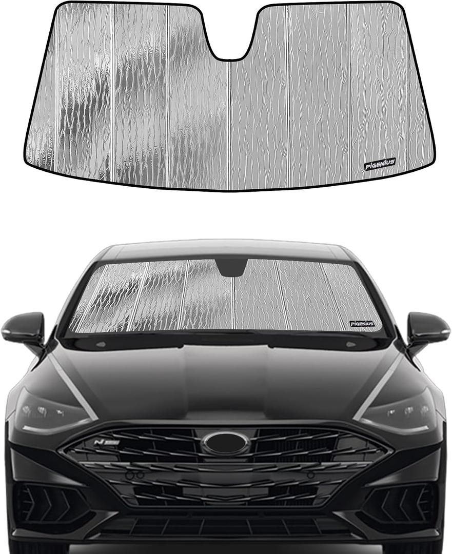Pigenius Windshield Sunshade for Hyundai Sonata 2020-2023 Front Window Sun Shade - AstraGuard