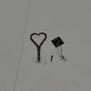 Hand Forged Heart Shape Metal Wall Hooks Wrought Iron Hook Blacksmith Vintage Wall Hook Handmade Wall Mounted Rustic Hooks For Office And Home Black Antique Finish Wall Hooks By Living Ideas