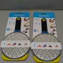 2 x Dreamfarm Ograte Two-Sided Medium Food & Vegetable Speed-Grater with Non-Slip Bowl Hook & Foot - 3mm Medium Grater, Yellow