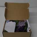 Ling's moment 2pcs Wedding Artificial Sign Flower Swag Arch Floral Garland Decorations Provence Blue & Purple for Ceremony Party Reception Entrance Welcome Easel Door Decor Wall Home Entryway Outdoor