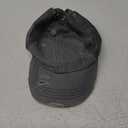 C.C Hatsandscarf Exclusives Washed Distressed Cotton Denim Ponytail Hat Adjustable Baseball Cap (BT-12) (BT-13)