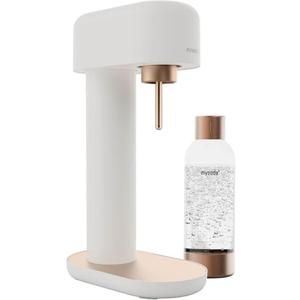 Mysoda Ruby 2 Sparkling Water Maker - Silent Carbonated Water Machine Made of Robust Long-Lasting Aluminium & 1L Water Bottle - Without CO2 Cylinder - Colour White Copper Mysoda Ruby 2 Sparkling Water Maker - Silent Carbonated Water Machine Made of Robust Long-Lasting Aluminium & 1L Water Bottle - Without CO2 Cylinder - Colour White Copper
