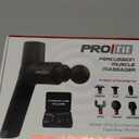 PROfit Percussion Muscle Massage Gun, Rechargeable Deep Tissue Full-Body Massager with Multiple Attachments