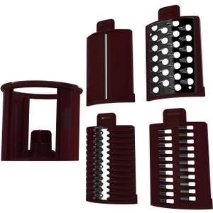 8pcs Cutting Barrel Blade Attachment with for Electric Cheese Grater