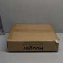 Huuger Nightstand with Charging Station, Side Table with 2 Fabric Drawers, End Table with Open Shelf, Bedside Table with USB-C Port and Outlets, Night Stand, PU Leather, White